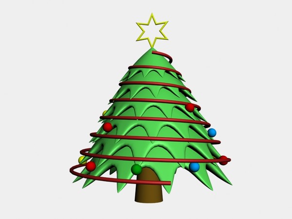 3d model christmas tree - Christmas tree by matper